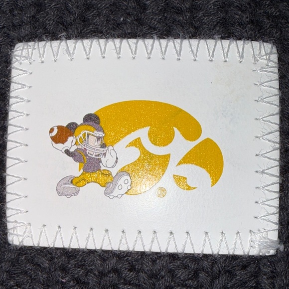 𝐃𝐈𝐒𝐍𝐄𝐘 𝐱 𝐋𝐎𝐕𝐄 𝐘𝐎𝐔𝐑 𝐌𝐄𝐋𝐎𝐍- Iowa Hawkeyes Beanie - Black - Picture 7 of 7